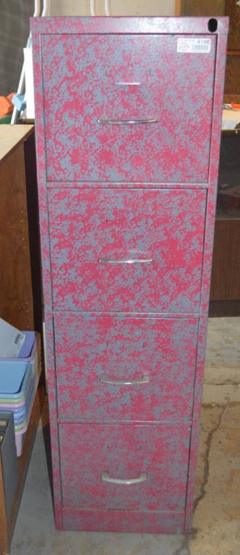lot 4196 image: 4 Drawer Filing Cabinet