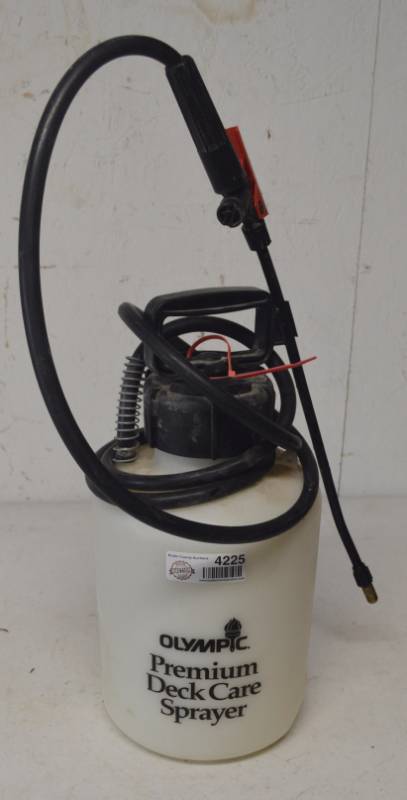 lot 4225 image: 1 Gallon Olympic Sprayer. Builds Pressure and Sprays