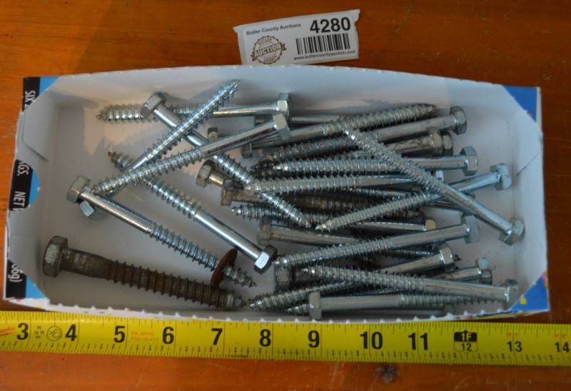 lot 4280 image: Lot of Lag Bolts