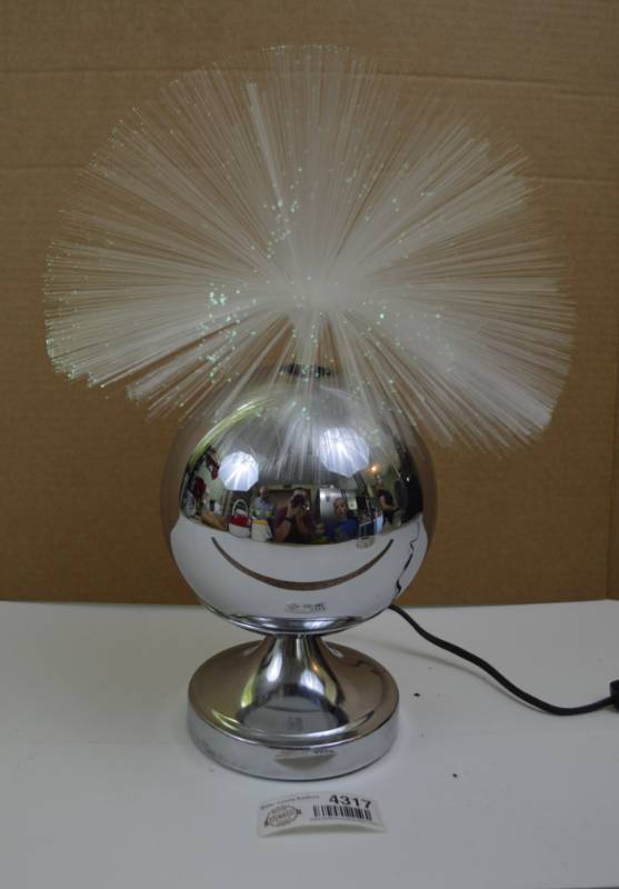 lot 4317 image: Color Changing Fiber Optic Lamp