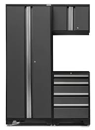 lot 1495 image: NewAge 50008  BOLD Series 3.0 Grey 3-Piece Garage Cabinet Set