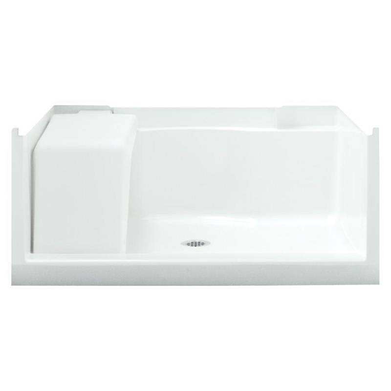 lot 1539 image: Sterling by Kohler Accord 48 x 36 Seated Shower Receptor