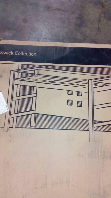 lot 1559 image: Realspace(R) Crosswick Desk, 30in.H x 48in.W x 24in.D, Espresso