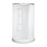 lot 1580 image: Freesia Shower Enclosure Stall 38 X 38 X 78 Kit In White
