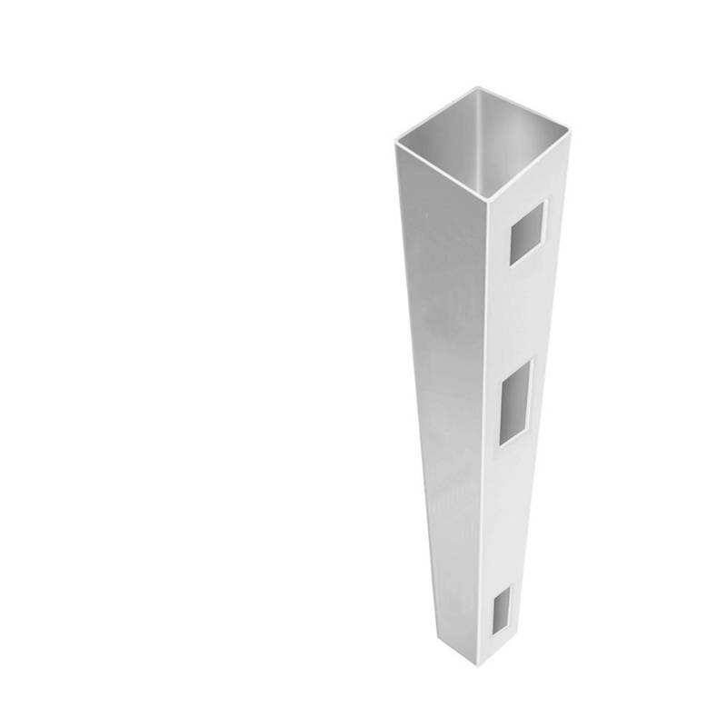 lot 1581 image: Very large lot of 5 in. x 5 in. x 9 ft. White Vinyl Fence End Post