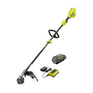 lot 1646 image: Ryobi RY40ST01K 40V 15 in. Expand-It Battery Attachment Capable String Trimmer 4.0 Battery Charger OB LOT 3789 - Retail $159