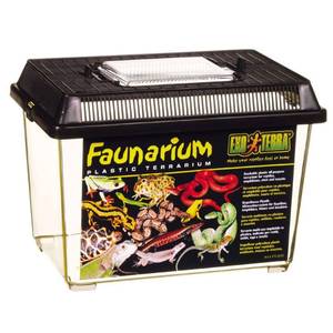 lot 1666 image: Exo Terra Faunarium, Plastic Reptile Terrarium, Small, PT2255