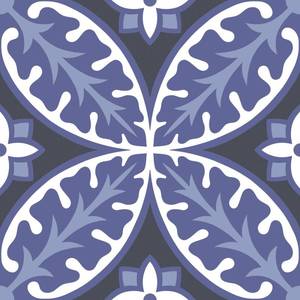 lot 2340 image: FloorPops FP3309 Capri Peel & Stick Floor Tiles, Multicolor
