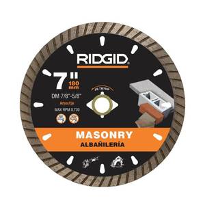 lot 2366 image: A 7 in. Masonry Cutting Turbo Rim Diamond Saw Blade
