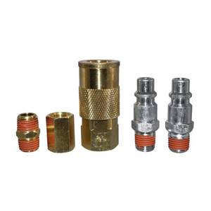 lot 2367 image: Husky 38 in. Industrial Style Quick-Connector Kit (5-Piece)