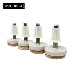 lot 2369 image: A 1 in. Beige Round Felt Threaded Stem Furniture Glides for Floor Protection (4-Pack)