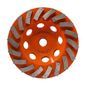 lot 2372 image: A 5 In. 18-Segment Turbo Cup Grinding Wheel - Retail $119