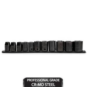 lot 2385 image: A 12 in. Drive Standard SAE 6-Point Impact Socket Set (11-Piece)