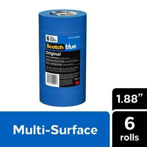 lot 2398 image: ScotchBlue�� Original Painter s Tape 2090-48SC6 1.88 in x 60 yd - Retail $117.59