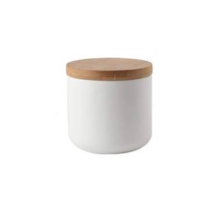 lot 2403 image: Food Storage Canister, Ceramic Kitchen Canisters with Airtight Seal Bamboo Lid, Food Storage Jar for Tea, Coffee Bean, Spice, Sugar 260ml 800ml 1000ml (260ml-8.2 x 8.3cm)
