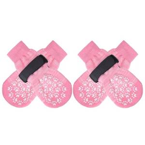 lot 2439 image: EXPAWLORER Anti Slip Dog Socks to Prevent Licking Paws, Dog Shoes for Hot Pavement, Dog Booties for Small Medium Large Senior Dogs, Traction Control Dog Boots & Paw Protectors for Hardwood Floors