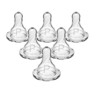 lot 2465 image: Dr. Brown��s Natural Flow Preemie Flow Narrow Baby Bottle Silicone Nipple, Slowest Flow, 0m, 100% Silicone Bottle Nipple, 6 Count(Pack of 1)