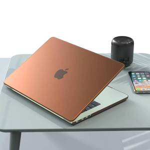 lot 2484 image: KEROM Brown Clear Case for MacBook Air 13 inch 2025-2022 M4 M3 M2 A3240 A3113 A2681, MacBook Air M3 13 inch Case, Matte Plastic Hard Shell & Keyboard Cover for Mac Air 13.6 inch, Frosted Brown