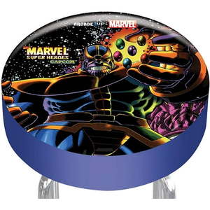 lot 7039 image: Arcade1UP Marvel Adjustable Stool - Retail $119.99