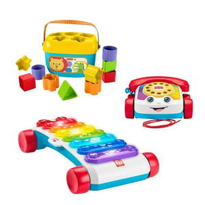 lot 7040 image: Fisher Price Tap Talk and Sort Teaching and Development Gift Set