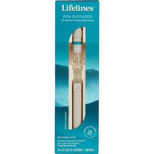 lot 8332 image: Lifelines Crisp Mountain Air with Essential Oil Blend Pen Diffuser Aromatherapy for Focus, Energy & Joy, No Battery Needed