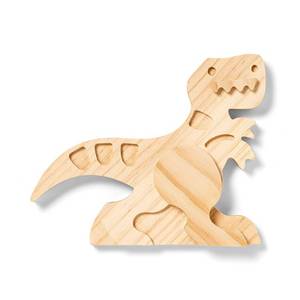 lot 8352 image: Freestanding Wood Dinosaur - Mondo Llama�� Unfinished Craft, 6 Tall, Animal Theme, Ages 3