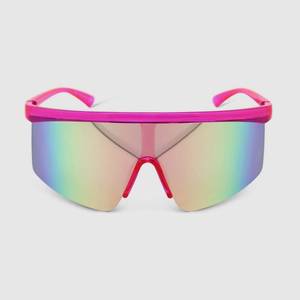 lot 8354 image: Womens Crystal Plastic Shield Sunglasses - Wild Fable�� Pink