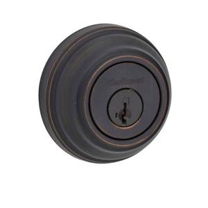 lot 8386 image: Kwikset 985 Deadbolt Keyed Both Sides featuring SmartKey Security�� in Venetian Bronze