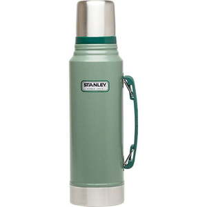 lot 8412 image: STANLEY Classic Vacuum Bottle GreenSilver
