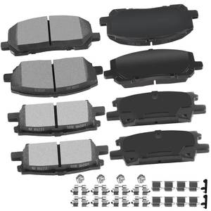 lot 9788 image: cciyu D884 D996 8pcs Front & Rear Ceramic Brake Pads Kits 2004-2007 For Toyota For Highlander