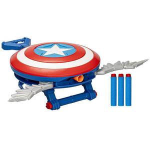 lot 9797 image: Captain America Brave New World NERF Skyshot Blaster