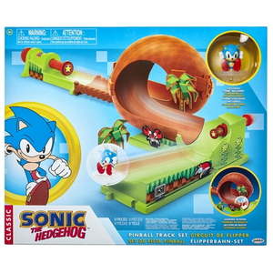 lot 9800 image: Sonic The Hedgehog - Sonic Pinball Set With Exclusive Sonic Sphere - Retail $81.15