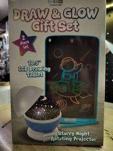 lot 9820 image: (MISSING DRAWING TABLET) Gabba Kidz Draw and Glow Gift Set
