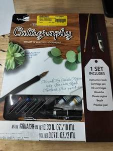 lot 10015 image: SpiceBox The Art of Calligraphy Set