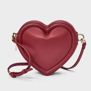 lot 10032 image: Valentines Day Puff Heart Crossbody Bag - A New Day�� Red
