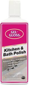 lot 10043 image: TR Industries Gel-Gloss Kitchen and Bath Cream Wax Polish, 8 Fluid Ounces -GG-8