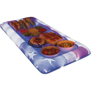 lot 10072 image: PoolCandy Stars & Stripes LED Illuminated Buffet Cooler US2514USL