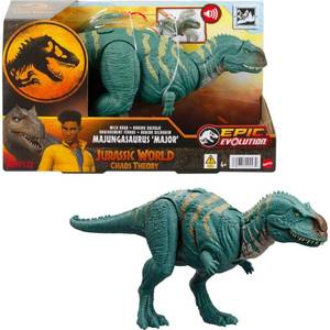 lot 10078 image: Jurassic World Wild Roar Majungasaurus Major Action Figure