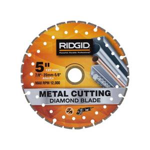 lot 10452 image: 5 in. Metal Cutting Diamond Blade