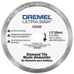 lot 10453 image: Dremel US540-01 Ultra-Saw Diamond Tile Wheel