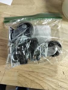 lot 10468 image: Caster Plastic Wheels Pack of Four