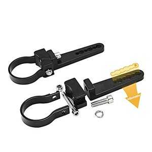 lot 10476 image: AUXMART 1.75 Inch Bullbar Nudge Bar Mounting Brackets Tube Clamp for LED Light Bar