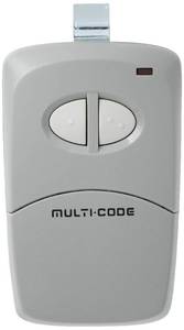 lot 10480 image: Linear MCS412001 Multi-Code 2-Channel Visor Transmitter, Original Version,Soft Gray