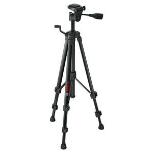 lot 11573 image: Bosch BT150 Compact Tripod with Extendable Height for Use with Line Lasers, Point Lasers, and Laser Distance Tape Measuring Tools, Black (B00SIL5O36) - Retail $169.79