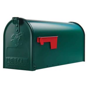 lot 11574 image: Gibraltar Mailboxes Elite E1100G00 Mailbox 800 cu-in Capacity Galvanized Steel Powder-Coated