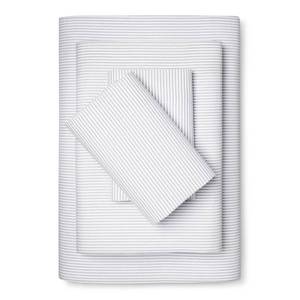 lot 12410 image: TwinTwin XL Microfiber Sheet Set Nighttime Blue - Room Essentials�� Polyester, Peached, Elastic Fitted, OEKO-TEX Certified