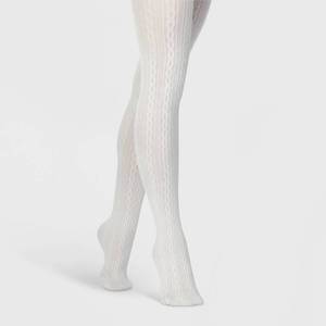 lot 12412 image: Womens Cable Sweater Tights - A New Day�� Ivory ML