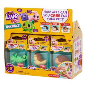 lot 12437 image: License 2 Play Little Live Pets NeeDees Single Pack