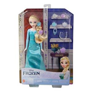 lot 12445 image: Disney Princess Frozen Getting Ready Elsa Fashion Doll