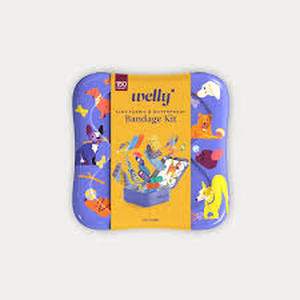 lot 2423 image: Welly Flex Fabric & Waterproof Bandage Kit - 150 Count Dog Design